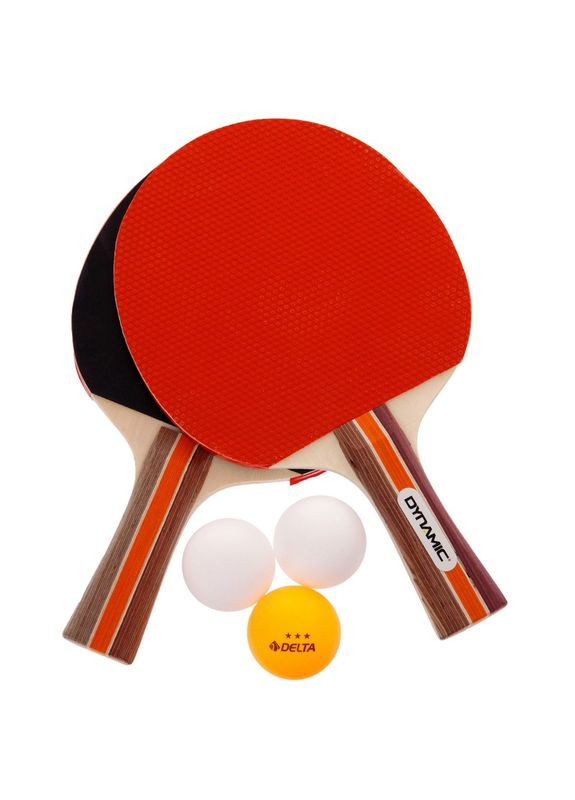 Набор для настольного тенниса DYTIAMIC MT-6107 2 ракетки 3 мяча No Brand (363023558)