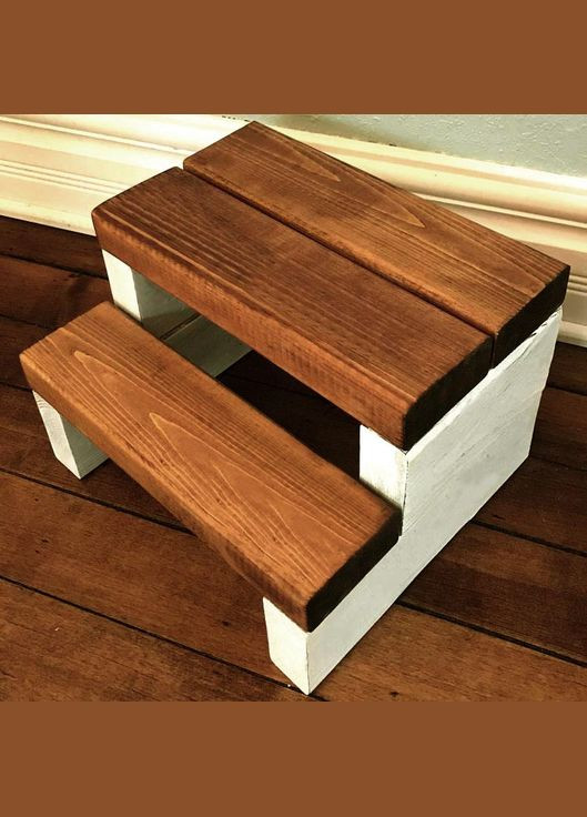 Скамейка-ступенька из дерева Гудзон зефир-латте (ССТ-00032016) No Brand (327849323)