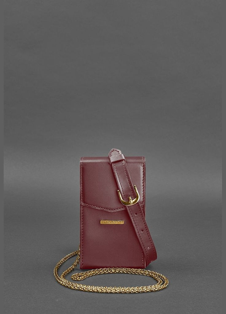 Набор женских бордовых кожаных сумок Mini поясная /кроссбоди (A-026707) BlankNote (327874212)