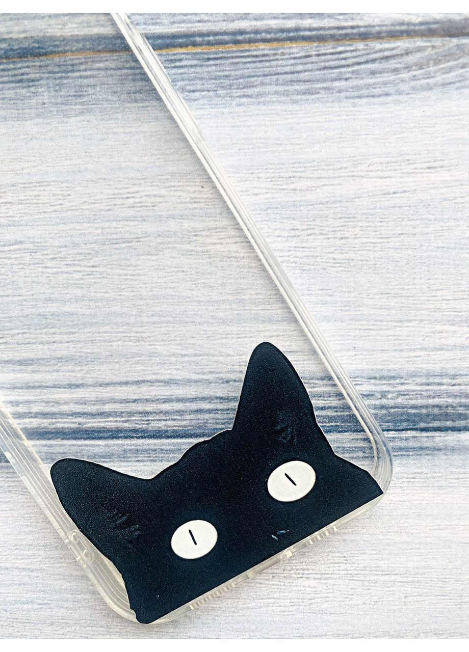 Прозорий чохол на Xiaomi Redmi Note 12 Pro 5G Котик (принт 119) Creative (356128784)