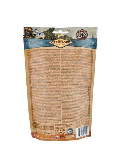 Ласощі Dog Semi Moist для собак, форель та кріп, 200 г (*) Carnilove (322589656)