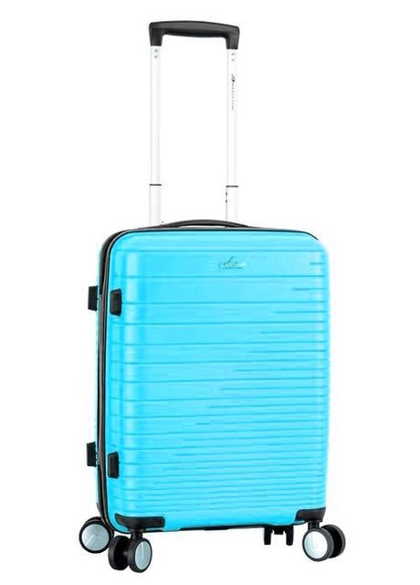 Чемодан дорожный средний M Madisson 33703 69л полипропилен Голубой Snowball (297643899)