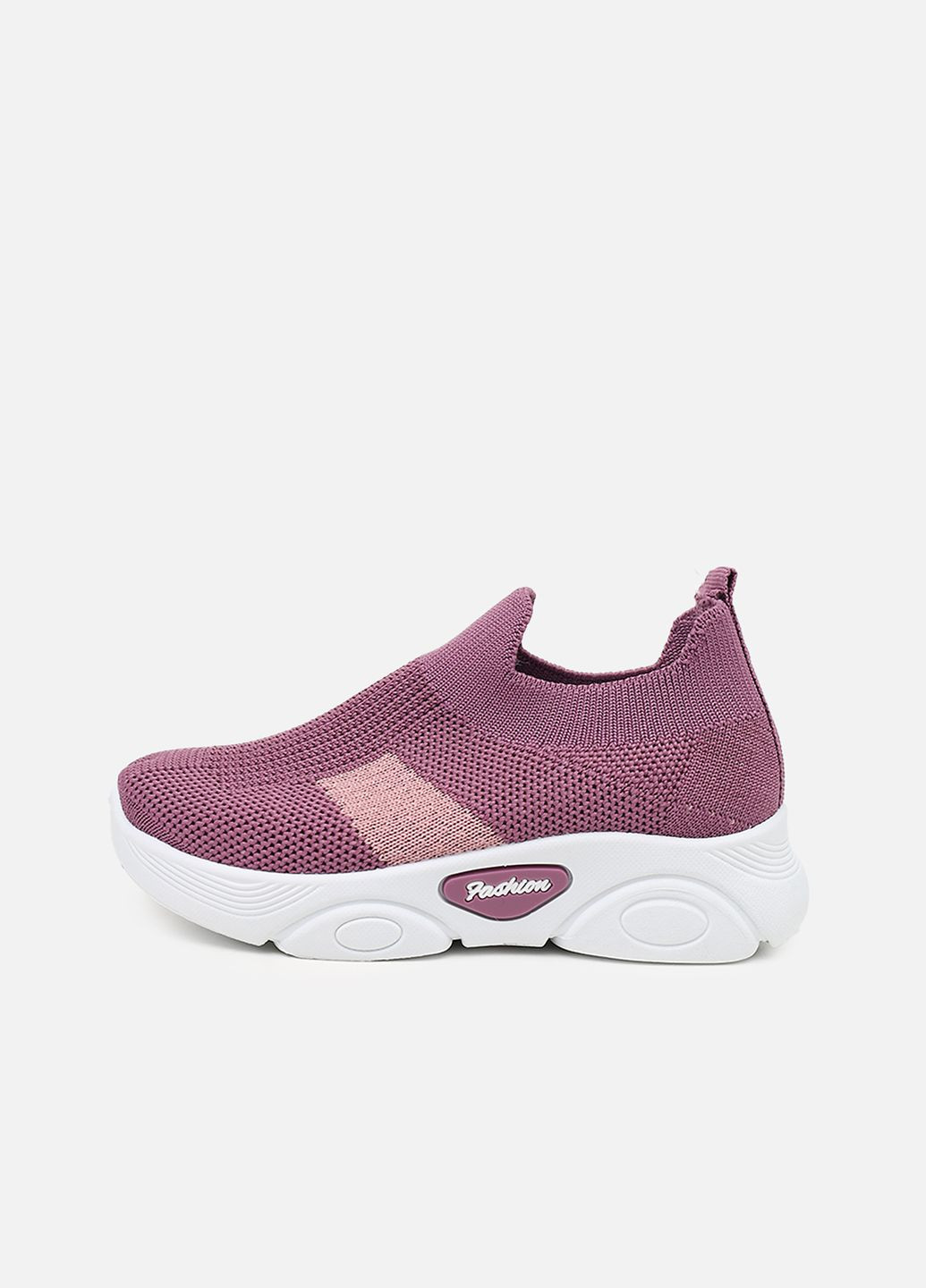 Сліпони на пласкій підошві для дівчинки колір фіолетовий CB-00268931 No Brand (330259750)