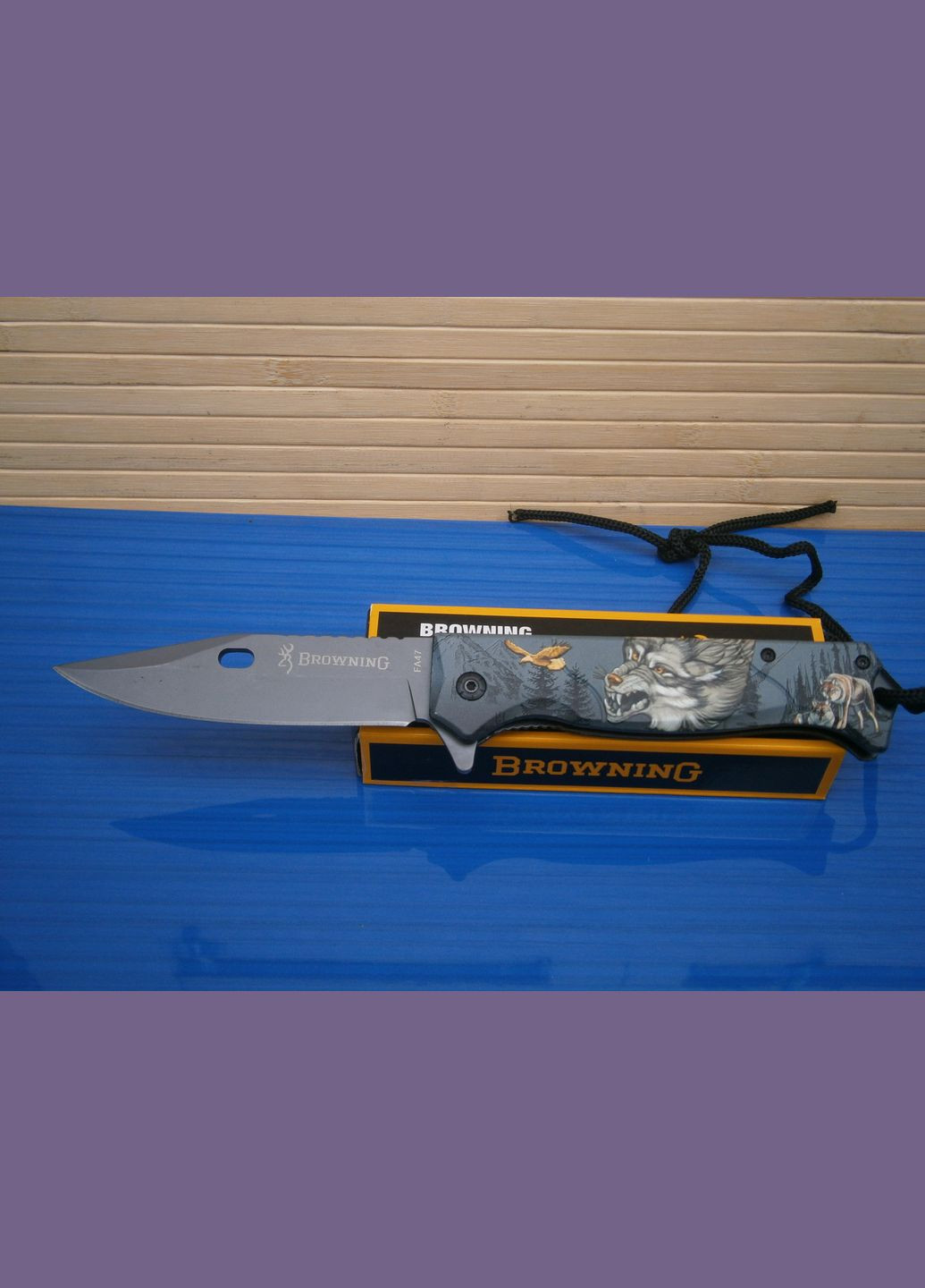 Нож складной Wolf A 723 23 см Brawning (302450637)