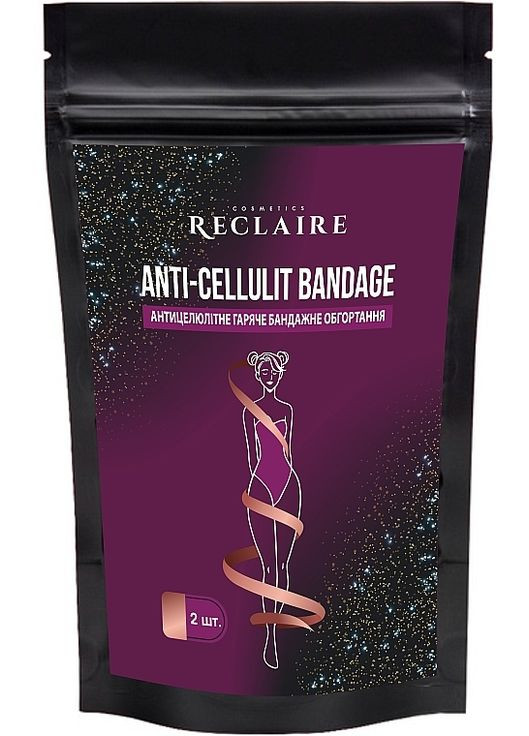 Антицелюлітне гаряче бандажне обгортання Anti-Cellulit Bandage 2шт (1381562-19412090) Reclaire cosmetics (368654689)