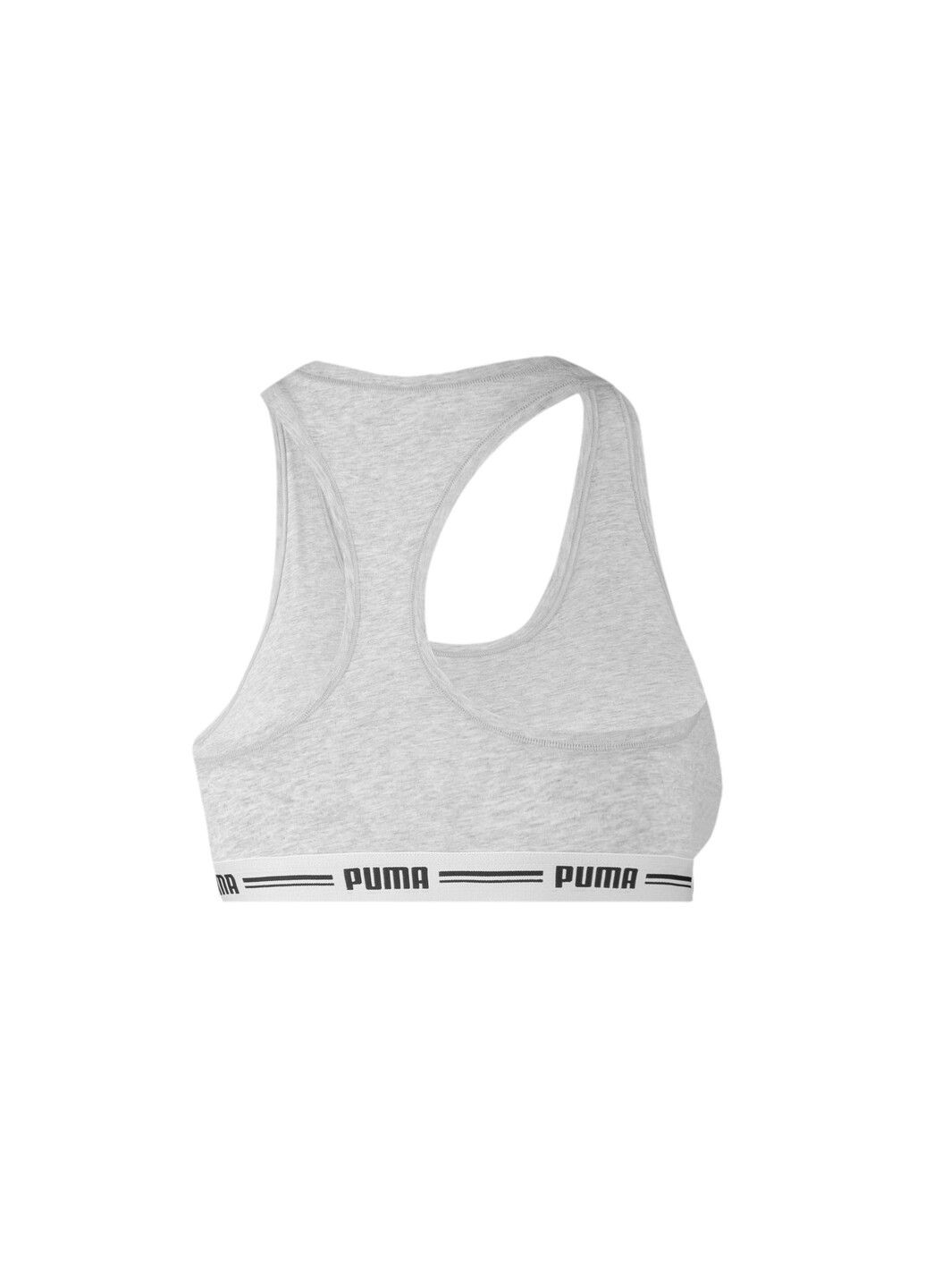 Сірий бра racerback women's bra top 1 pack Puma