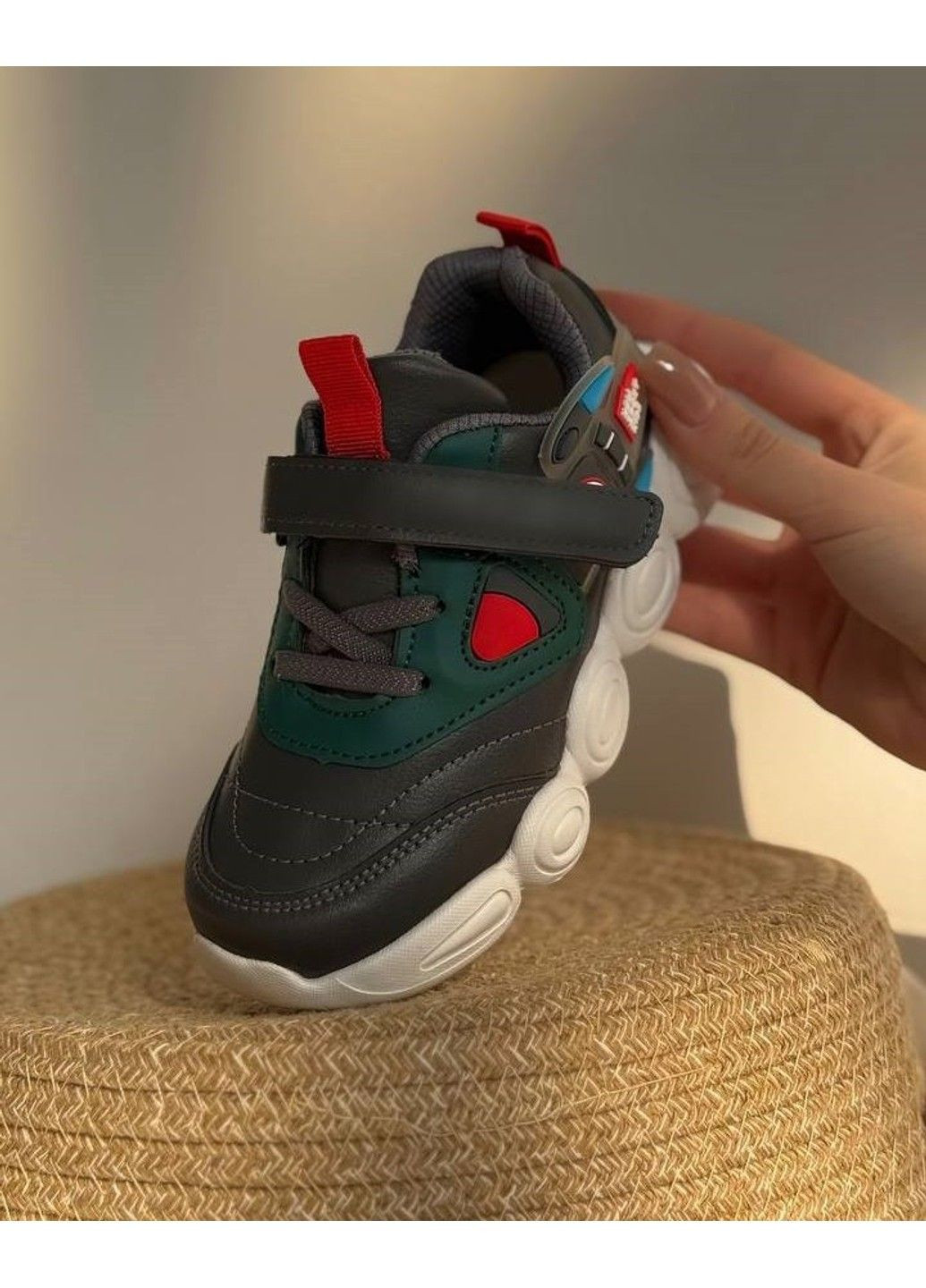 Сірі Осінні кросівки дитячі сірі Jong Golf