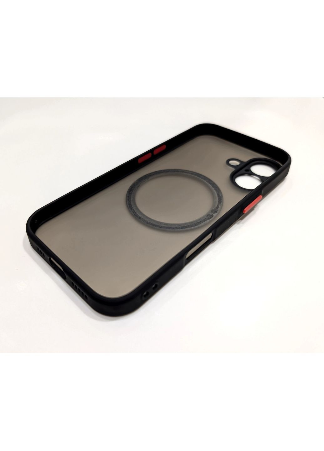 Протиударний чохол для iPhone 17 Чорний матовий з MagSafe чохол айфон 17 Ultimate Experience (363196772)