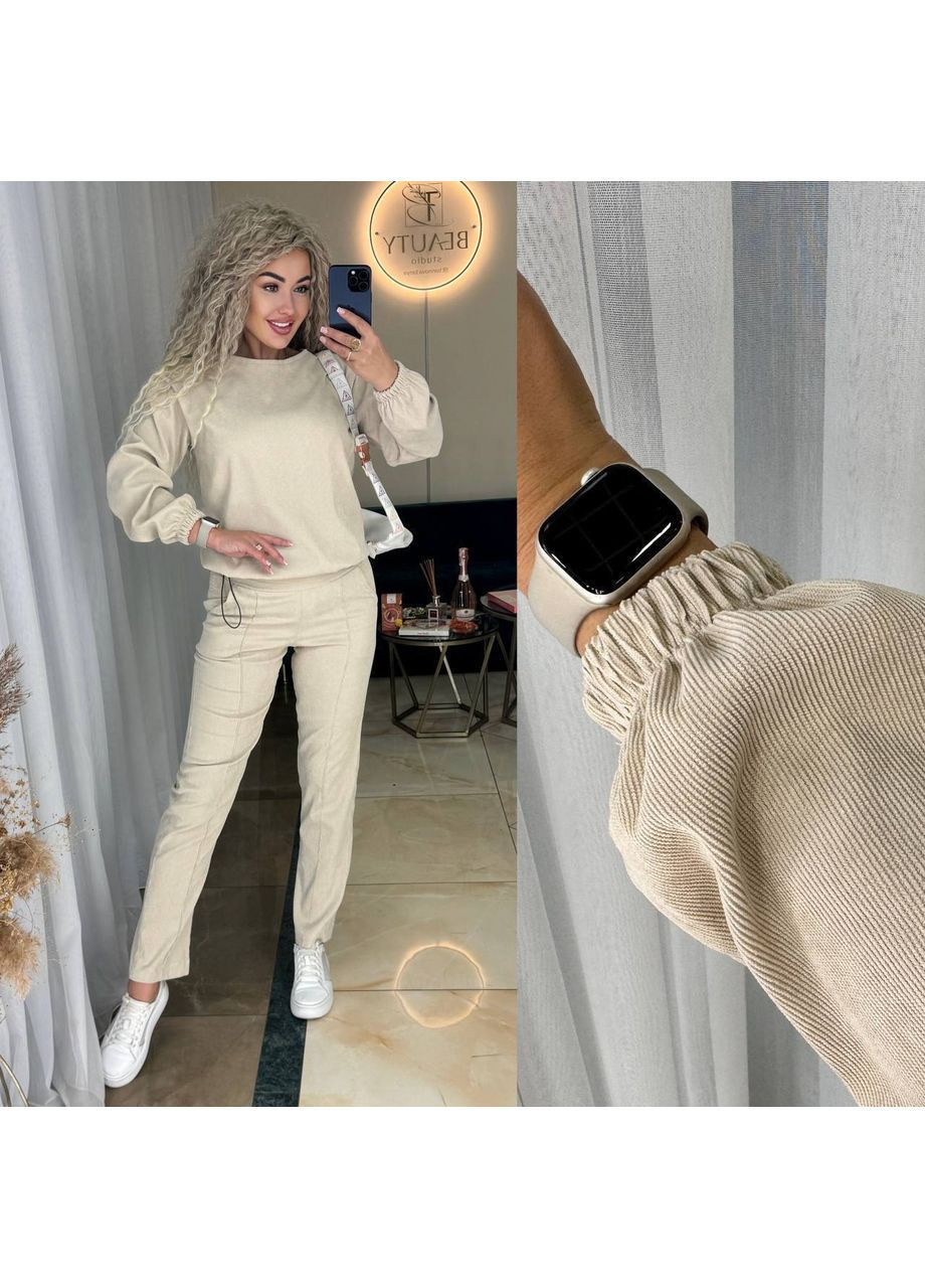 Костюм вельвет х|б м'яка текстурна тканина No Brand (370347999)