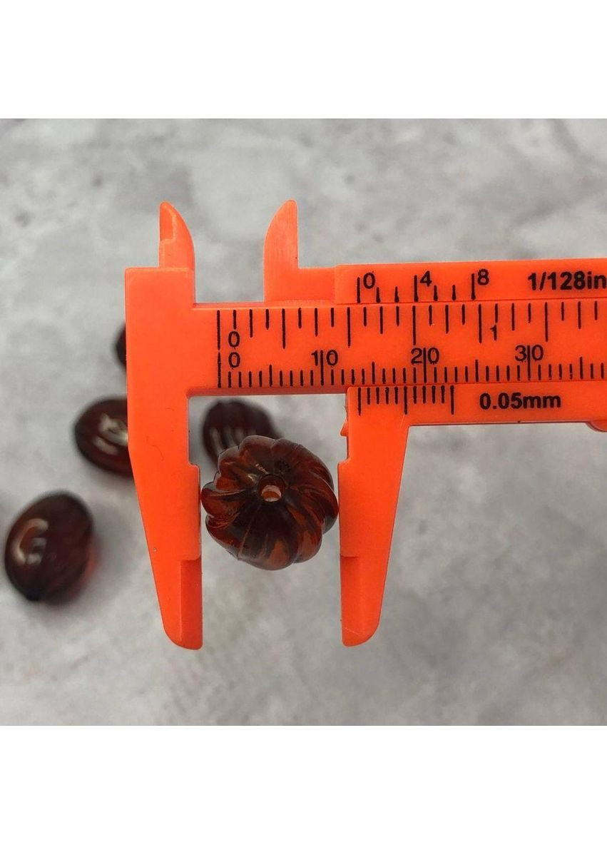 Ø19х13 мм Ожерелье граненое пластик #018, - коньячный Plus-plus (352749528)