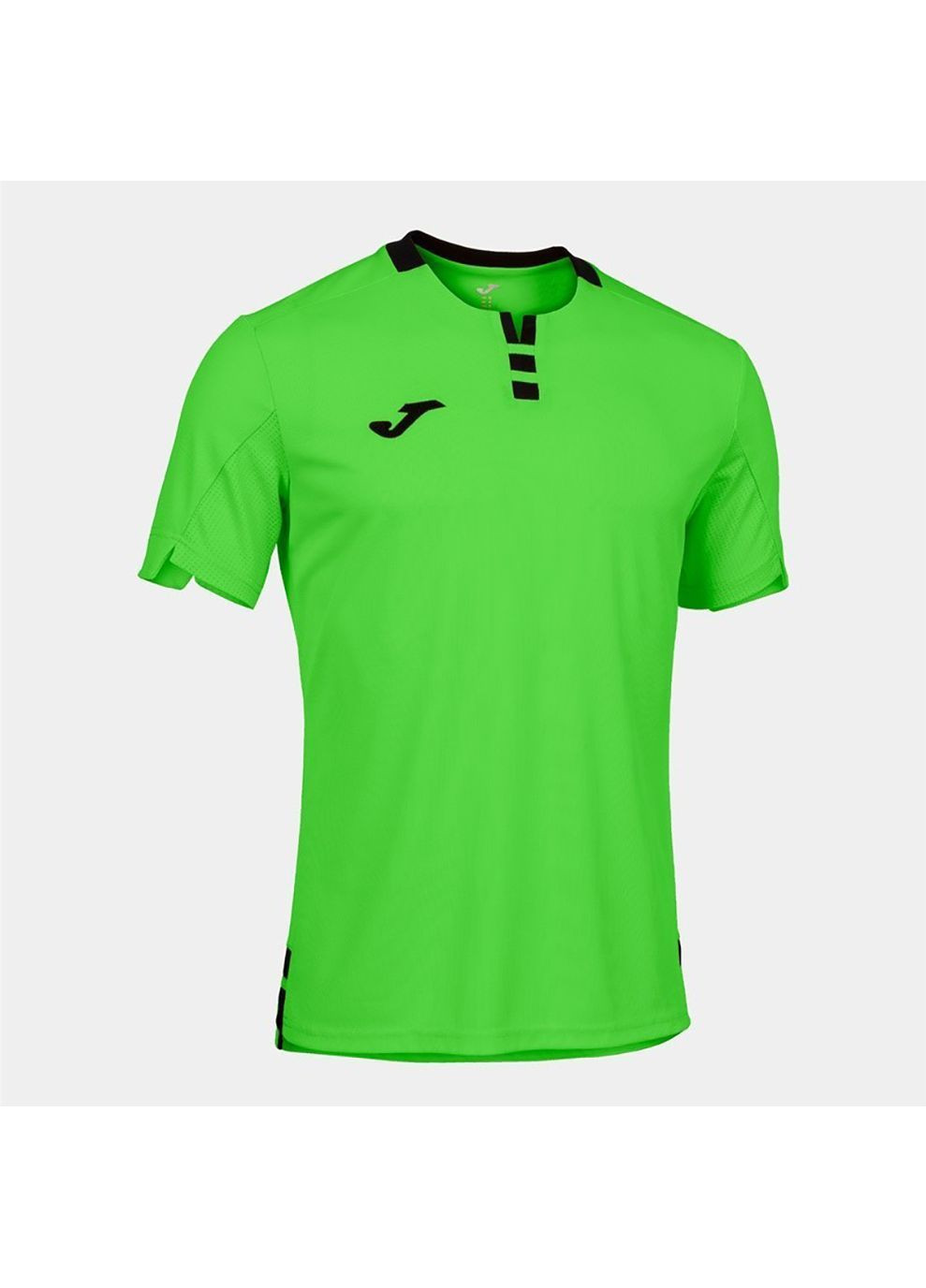 Зеленая футболка gold iv short sleeve t-shirt fluor green black зеленый,черный Joma