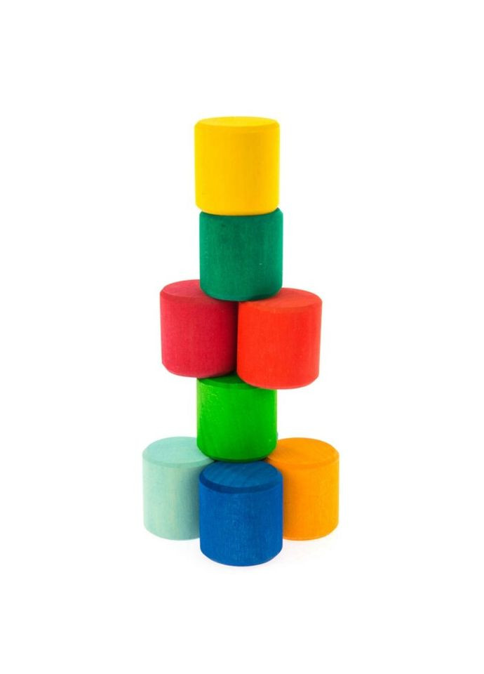 Конструктор деревянный Разноцветный ролик (NIC523347) NIC (281426034)