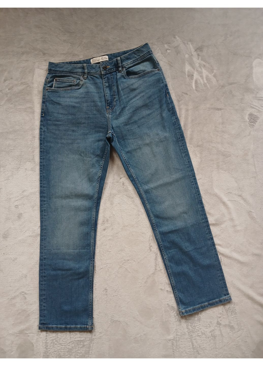 Голубые свободные джинсы Relaxed Fit Livergy