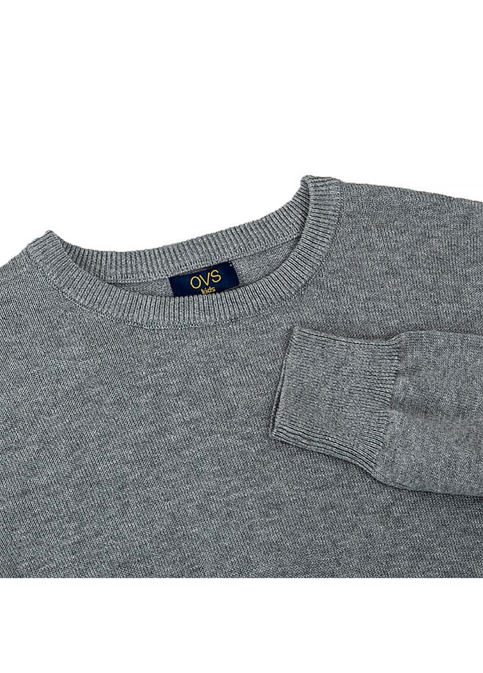 Сірий демісезонний дитячий джемпер сірий Oviesse