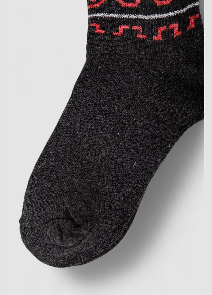 Темно-сірі шкарпетки жіночі з принтом,, 238r336-3 Bulut (356952111)