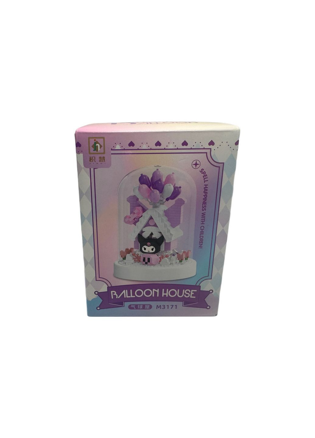 Дитячий конструктор 3D Model Hello Kitty 14 см Рожевий (M3171) No Brand (366424036)