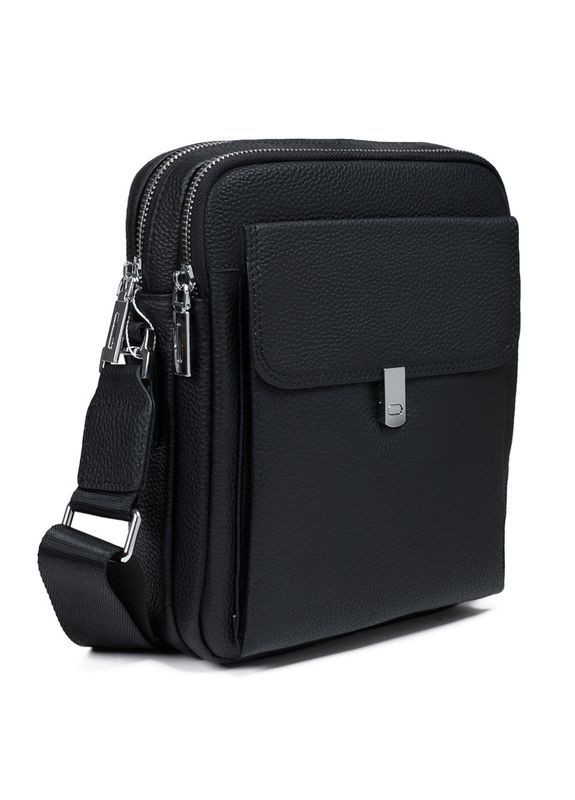 Мужская сумка барсетка через плечо Qvant 2604 - Черного цвета Tiding Барсетка (366889770)