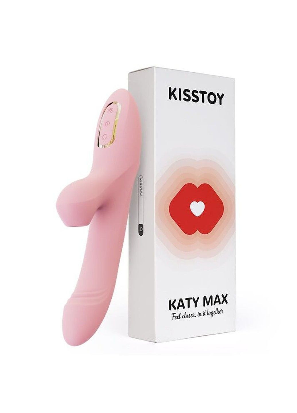 Вибратор-кролик с вращением ствола и вакуумной стимуляцией KISSTOY Katy Max KisToy (316156295)