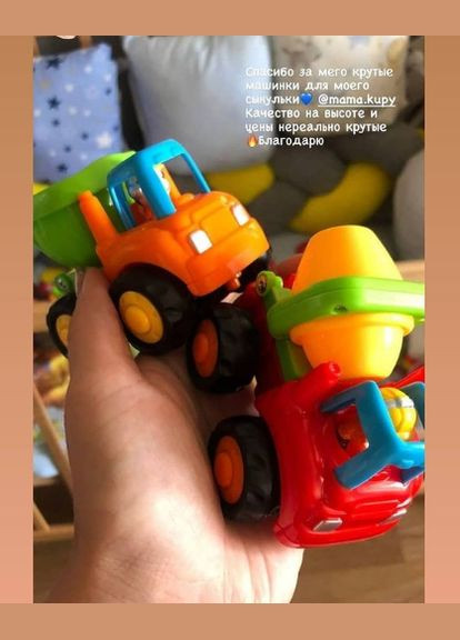 Машинка будтехніка інерційна, 9-6-7 см, 26-8,5-20 см Hola (368830872)