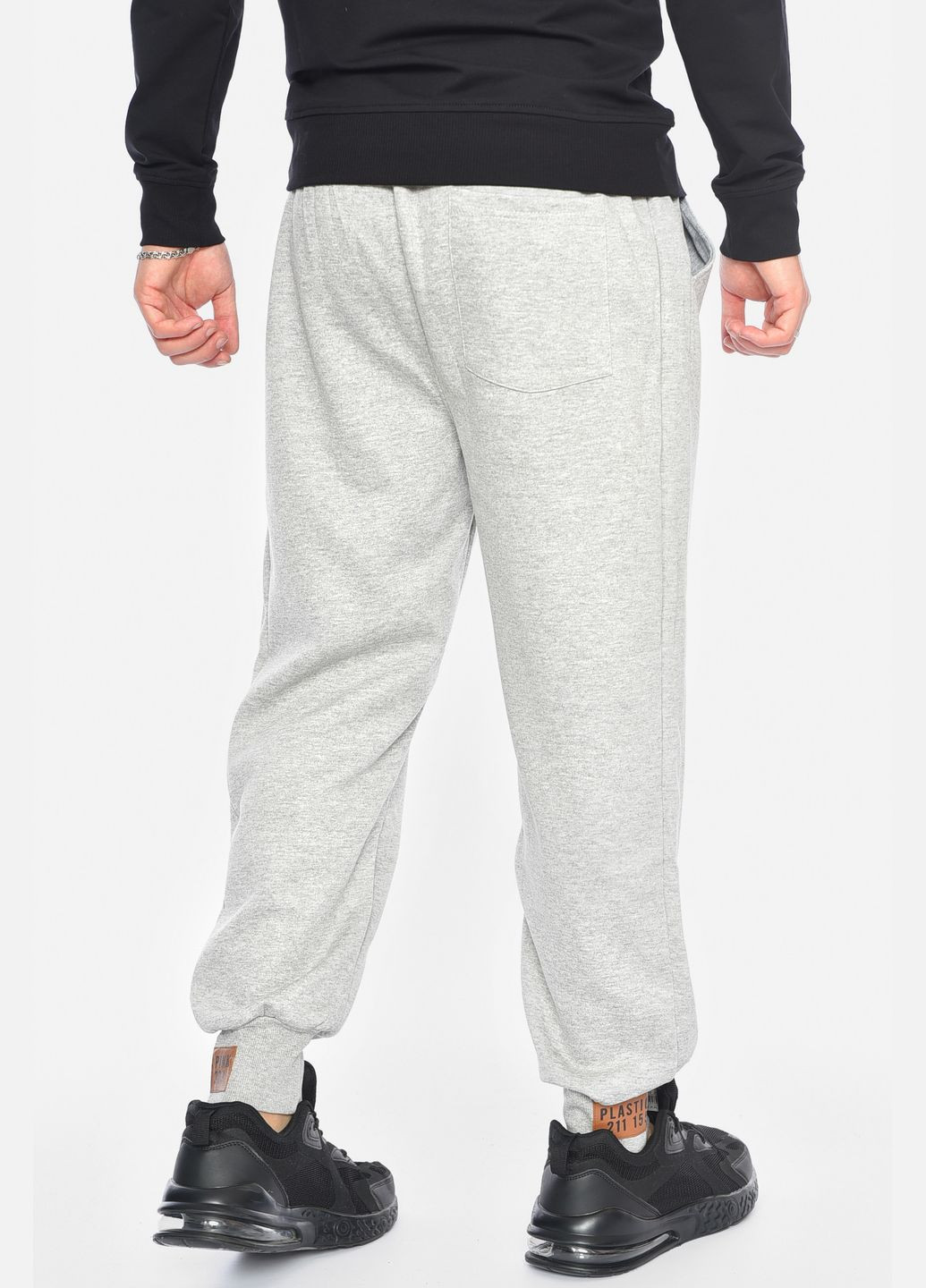 Спортивні чоловічі штани сірого кольору Let's Shop (306517418)