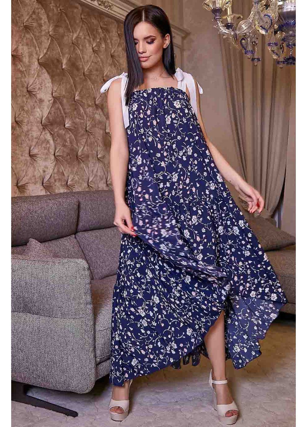 Синя сукня-сарафан 1161.3448 Seventeen