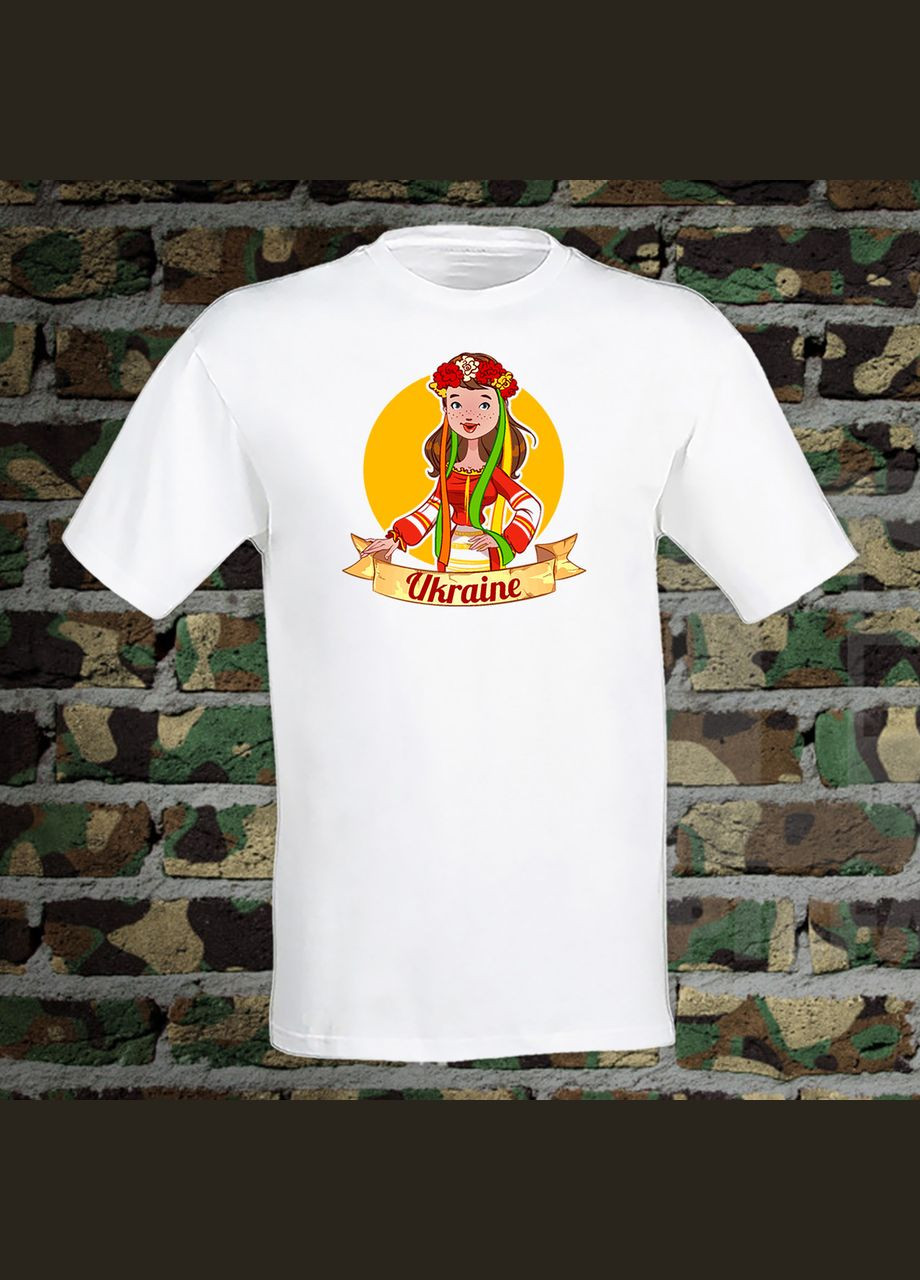 Жіноча для військового з принтом Українка "Ukraine" Кавун футболка (316288862)