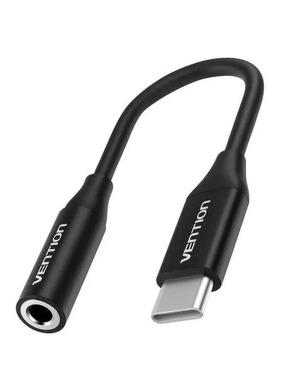 Переходник USB-C M to 3.5mm F 0.1m DAC black (BIHBA) Vention (399329871)