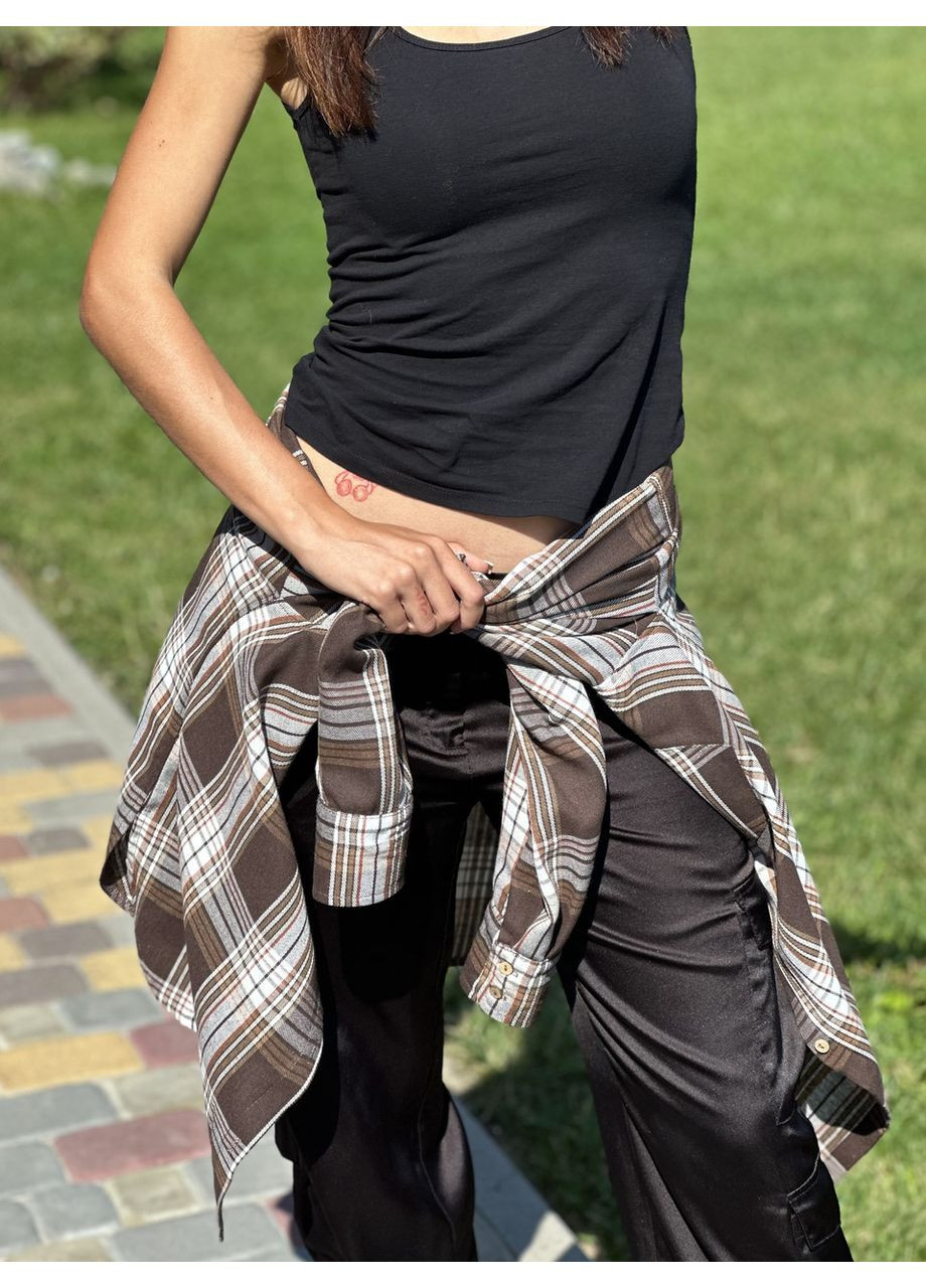 Кофейная рубашка Maybel