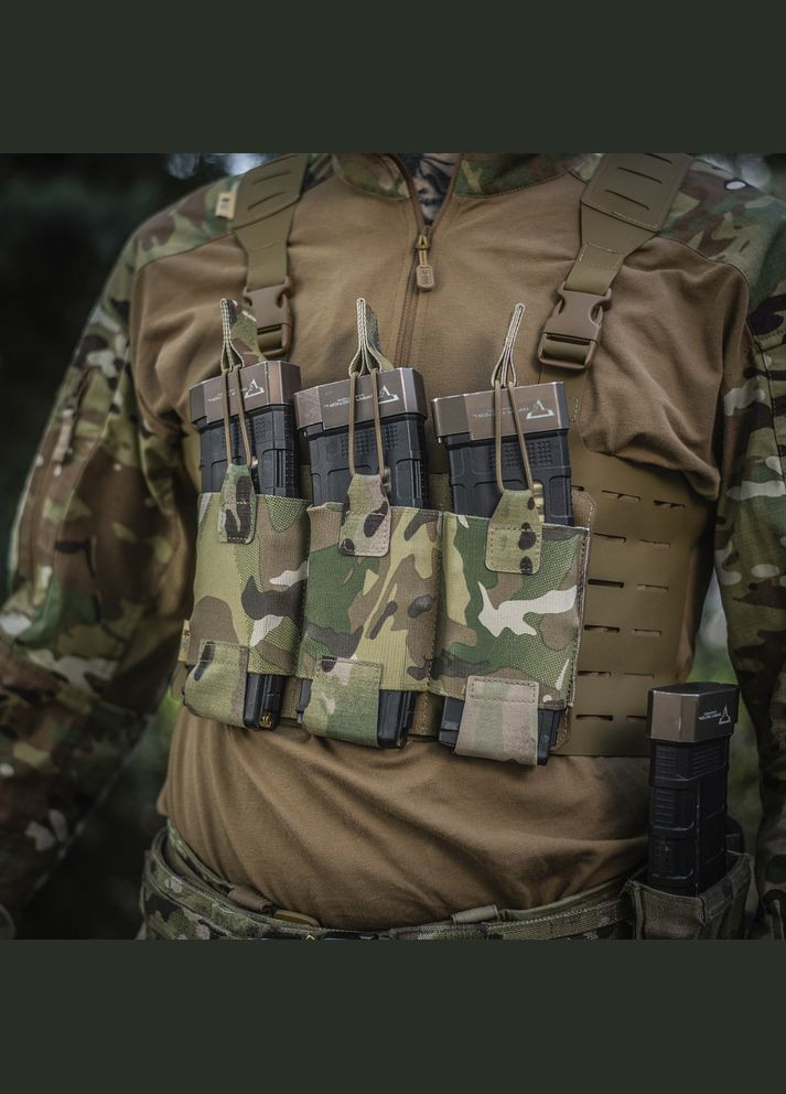 Підсумок еластичний на 3 магазина Elite Laser Cut Multicam M-TAC (315146874)