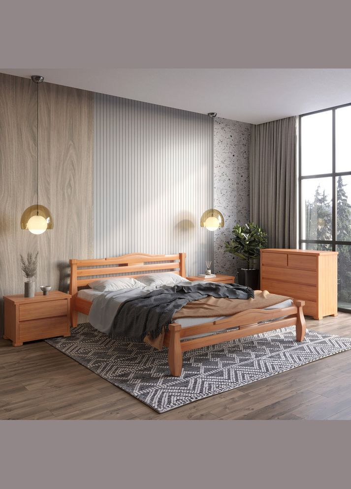 Двоспальне ліжко Монако 140х200 см (MBG-1840) Mebigrand (368282680)