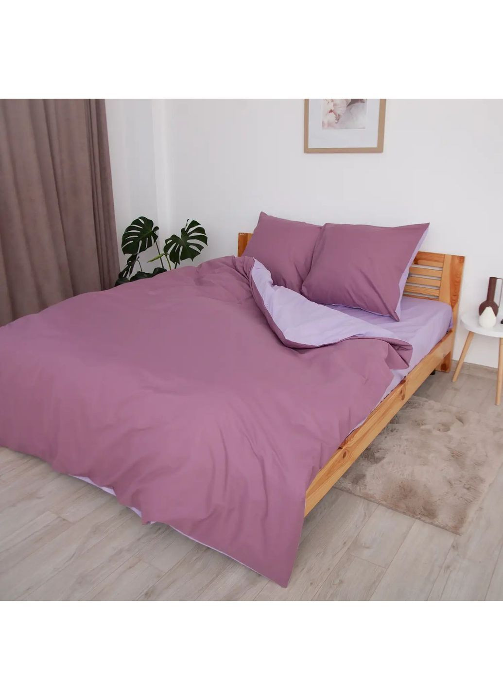 Комплект постельного белья семейный с наволочками 70*70 см, 115 гр/м2 Нежный аметист Фиолетовый (14600150215) ТЕП (364100197)