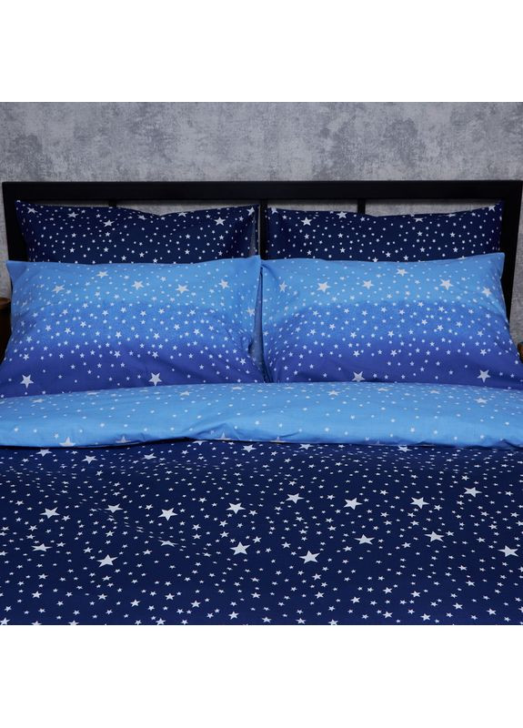 Комплект постельного белья Бязь Gold Люкс «» Полуторный Евро 160х220 наволочки 2х70х70 (MS-820006567) Moon&Star Night Glow (356115863)