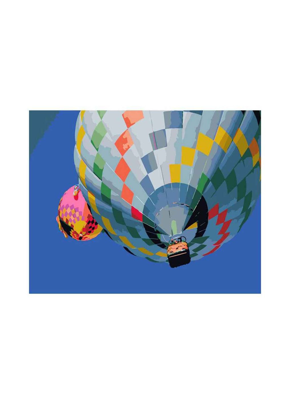 Набор для росписи по номерам "Яркие воздушные шары" 40х50см GS304 Strateg (354342460)