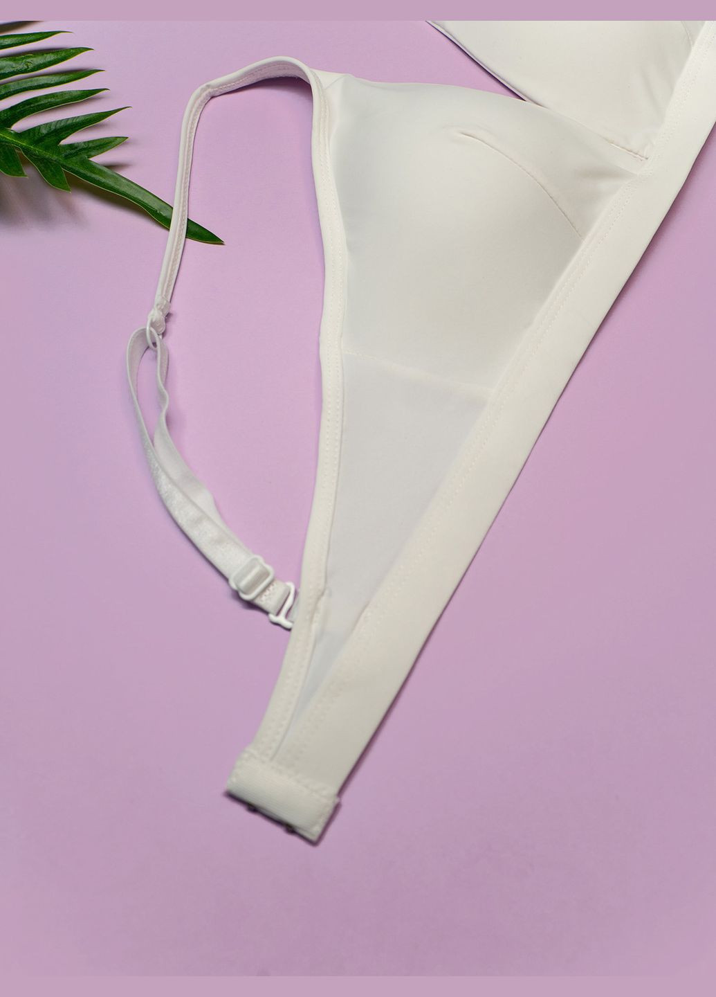 Білий бралетт бюстгальтер Magnet без кісточок нейлон