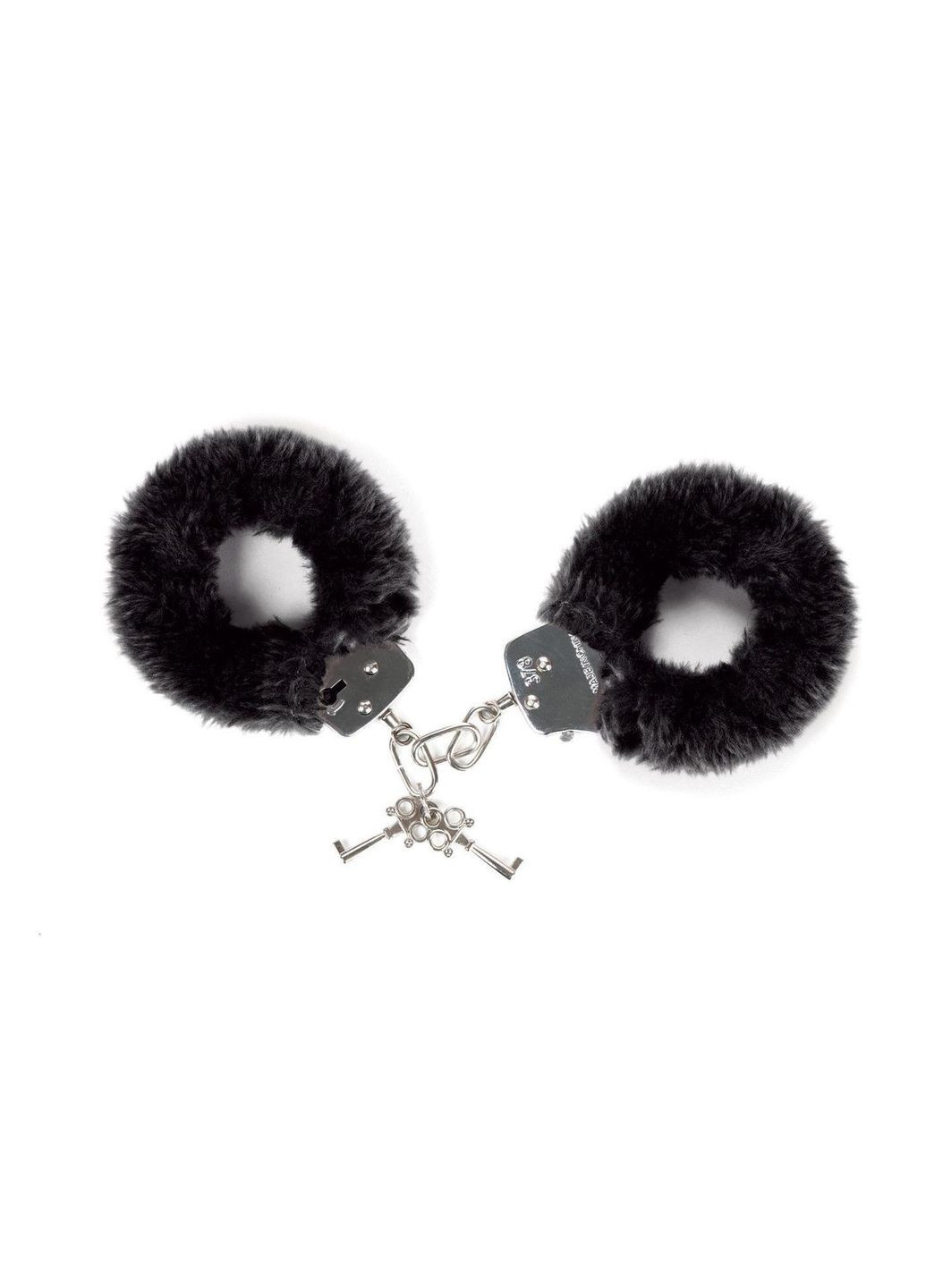 Наручники з плюшевим оздобленням Love To Love ATTACH ME Black No Brand (303906140)