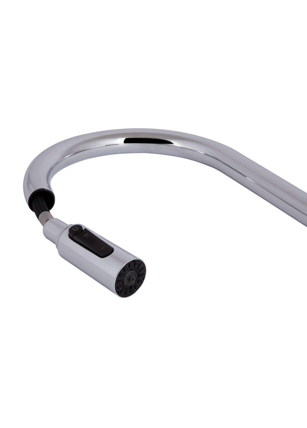 Смеситель для кухни Rozcesti с выдвижным изливом с подключением для питьевой воды QTROZ366CRM45938 Chrome Qtap (323485606)