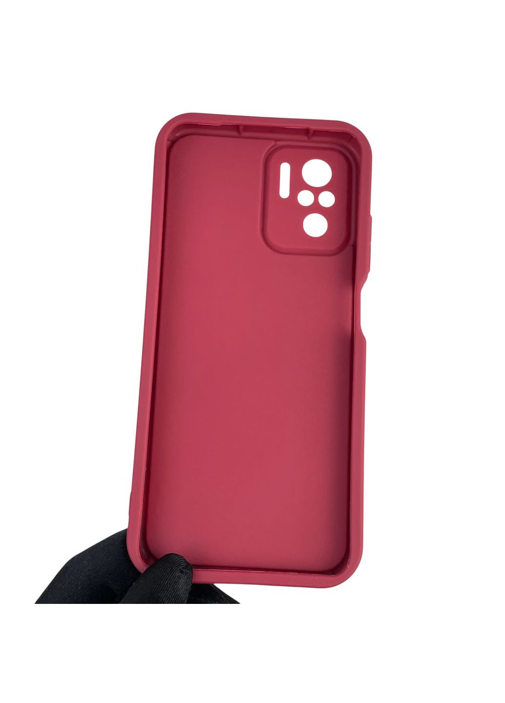 Чохол силіконовий Soft Touch для Redmi Note 10 бордовий (Повний захист камери) Xiaomi (366387828)