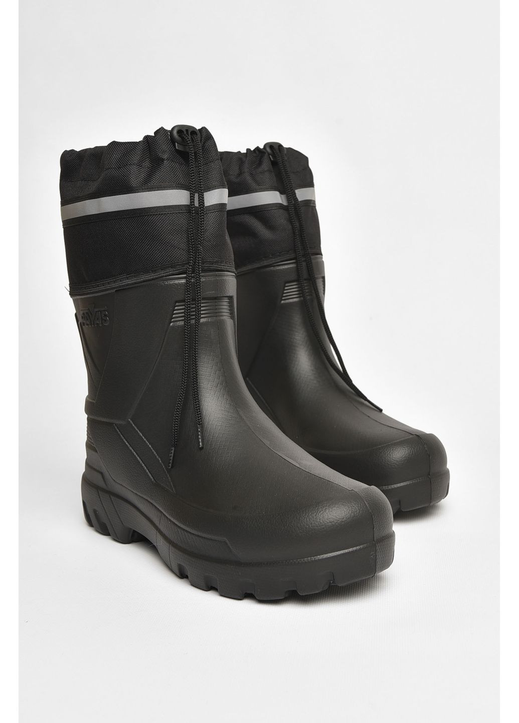 Чоботи чоловічі піна зі з`ємною шкарпеткою чорного кольору Let's Shop (358883666)