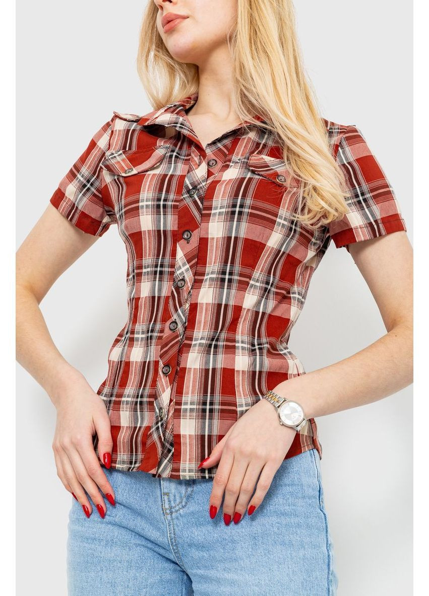 Терракотовая кэжуал рубашка Ager