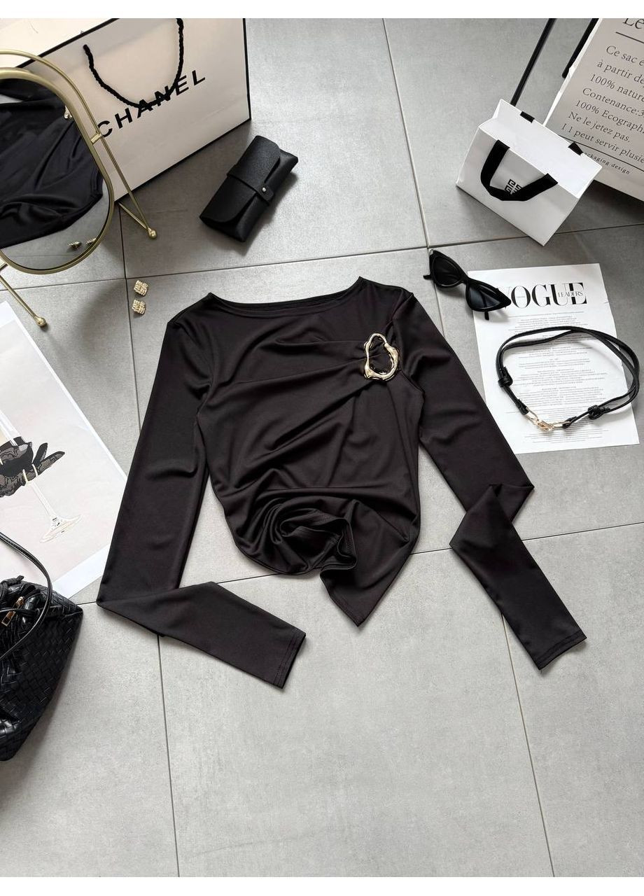 Жіночий лонгслів з брошкою Avanti (372464078)