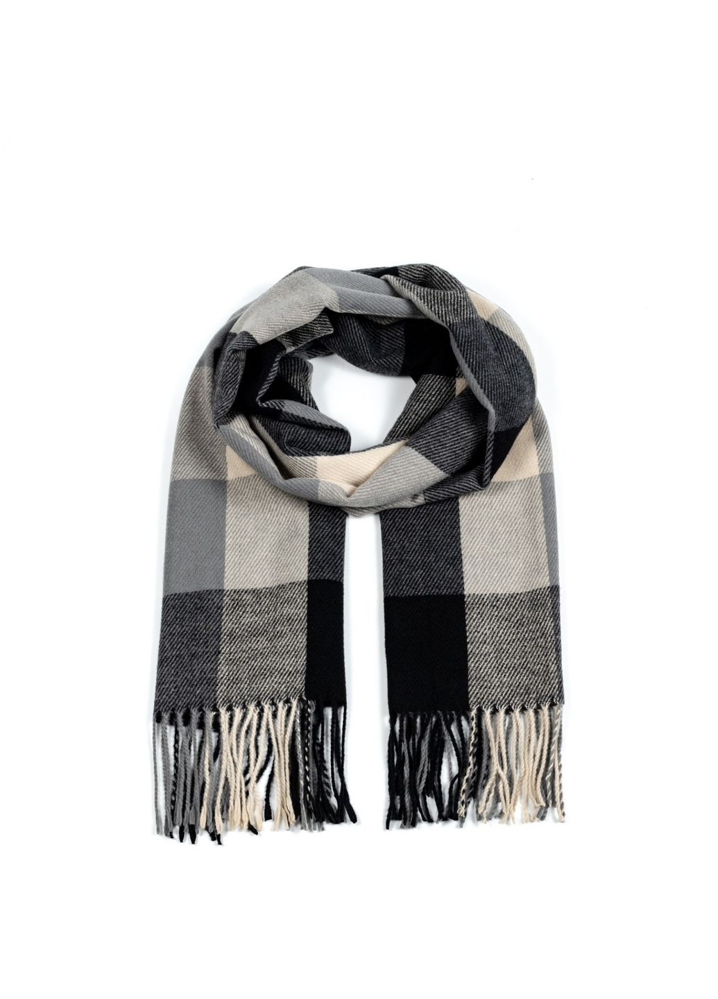 Палантин жіночий клітинка кашемір АЛІ LuckyLOOK 555-259 (322790725)