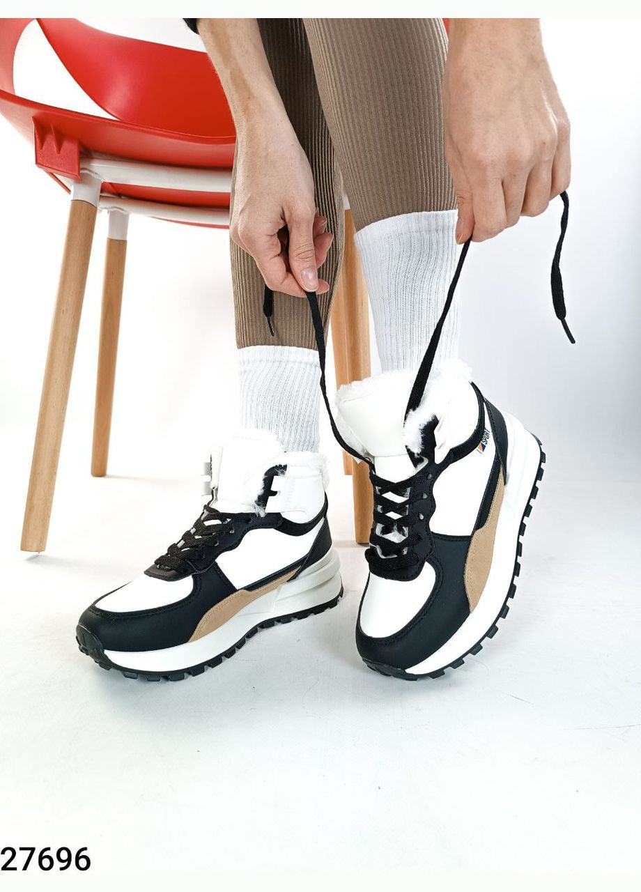 Зимові хайтопи No Brand білі зими (314903379)