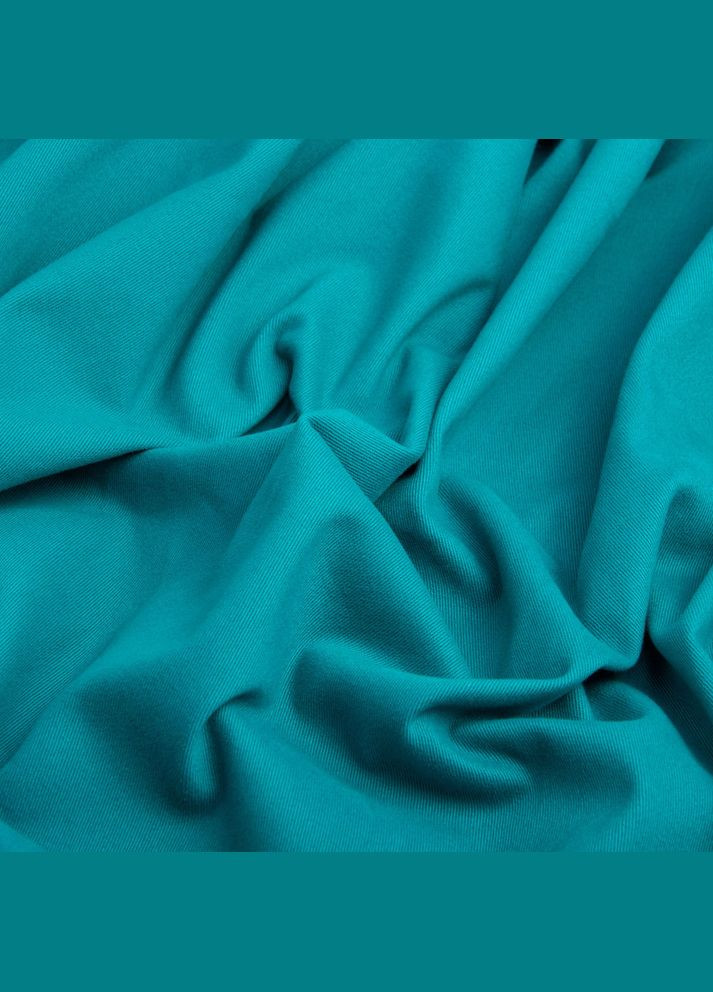 Тканина однотонна котон джинс стрейч мор хвиля IDEIA (306459058)