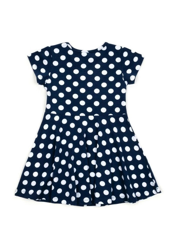 Синее платье в горошек (5910-68-92g-blue) Lovetti (300625031)