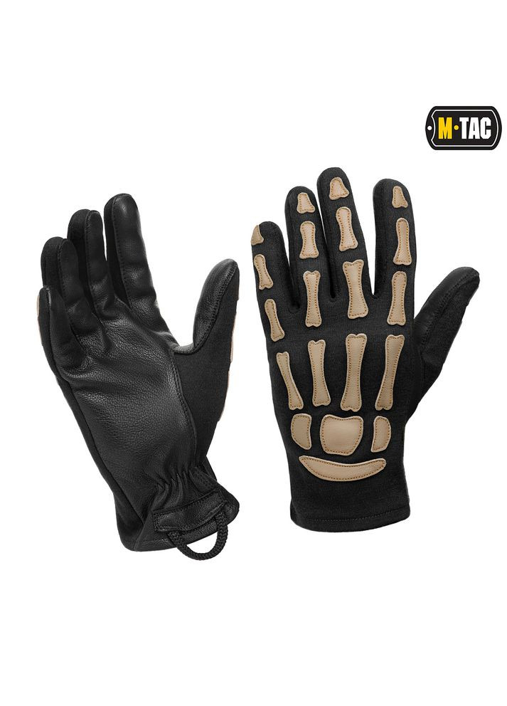 Рукавички Skeleton Nomex Чорний/Койот (00000005414) M-TAC (356486523)