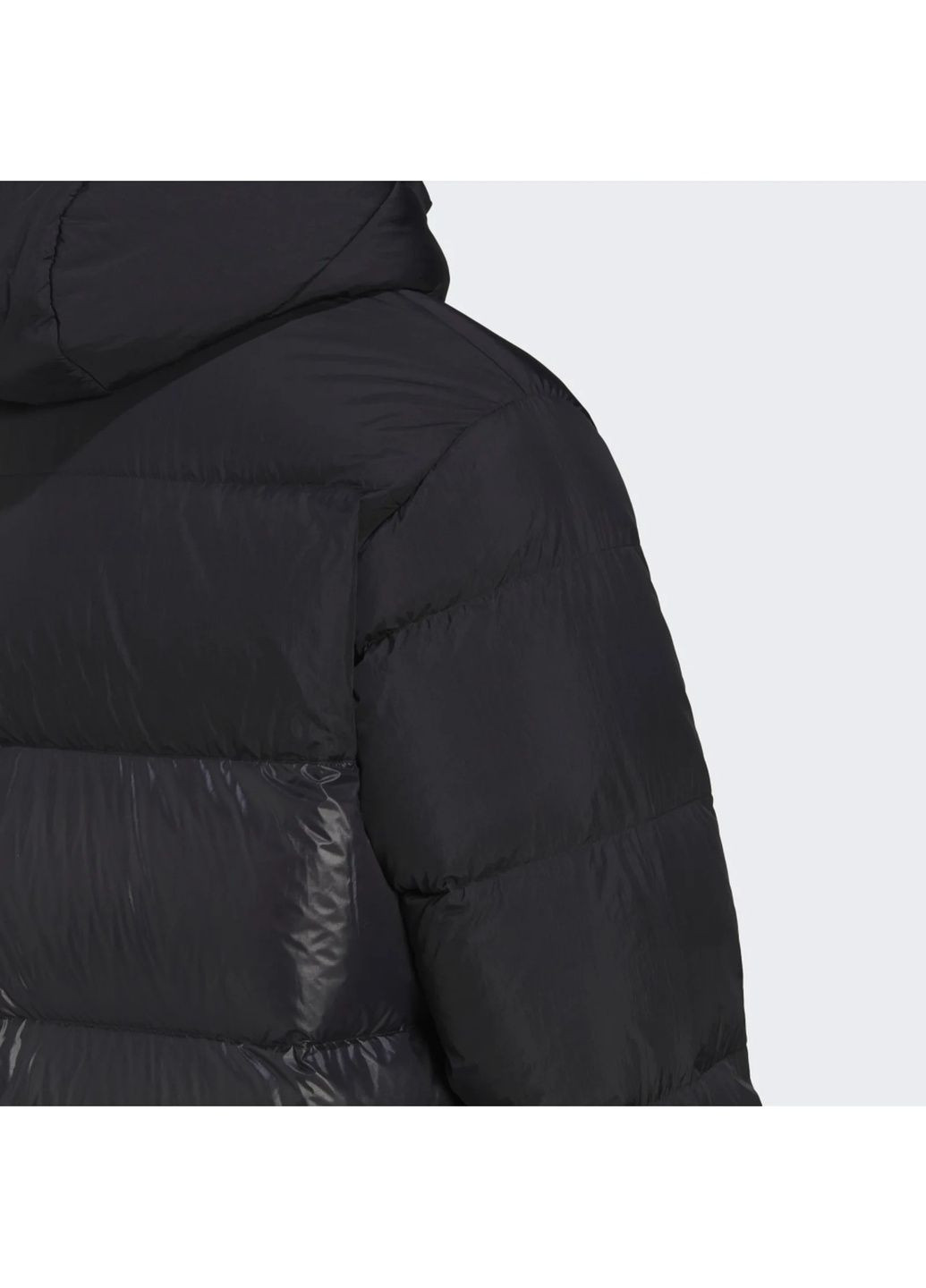 Чорна пуховик чоловічий down regen hooded puffer jacket black hl9181 adidas
