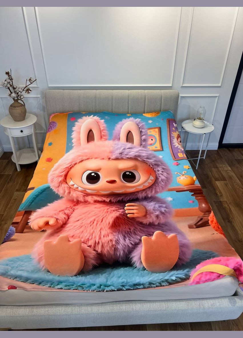 Плед 3D Лабубу №11 31273 180х215 см FlexDress (364496999)