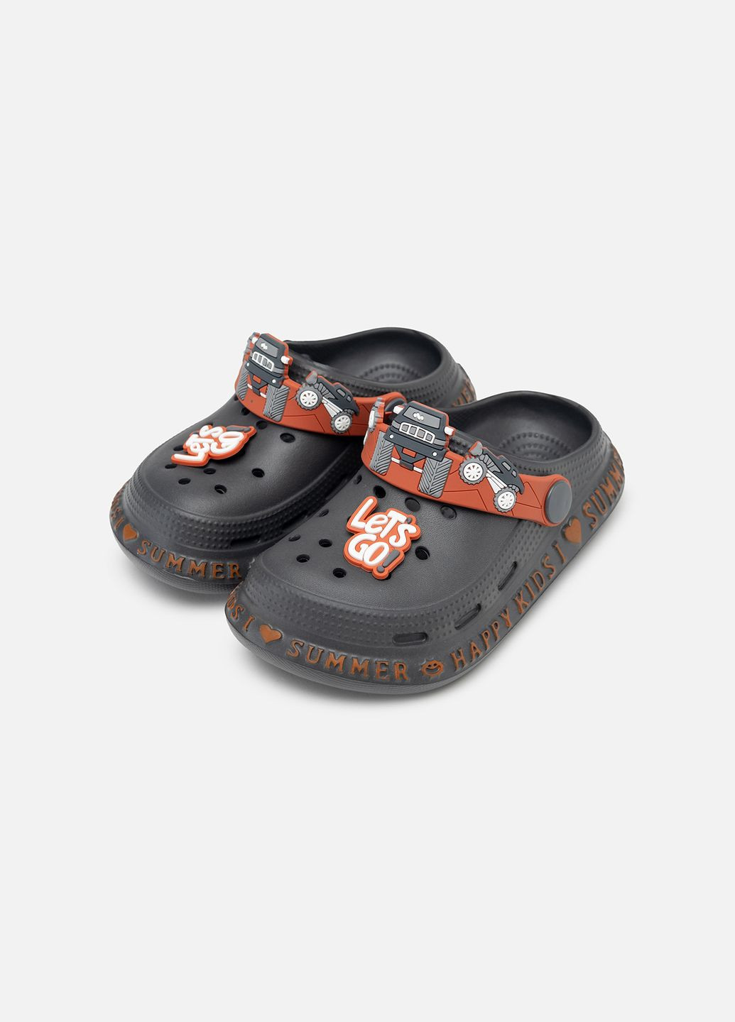 Крокси для хлопчика колір графіт CB-00219280 Gipanis (325814663)