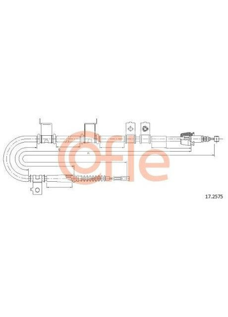 Трос ручника Cofle (366301578)