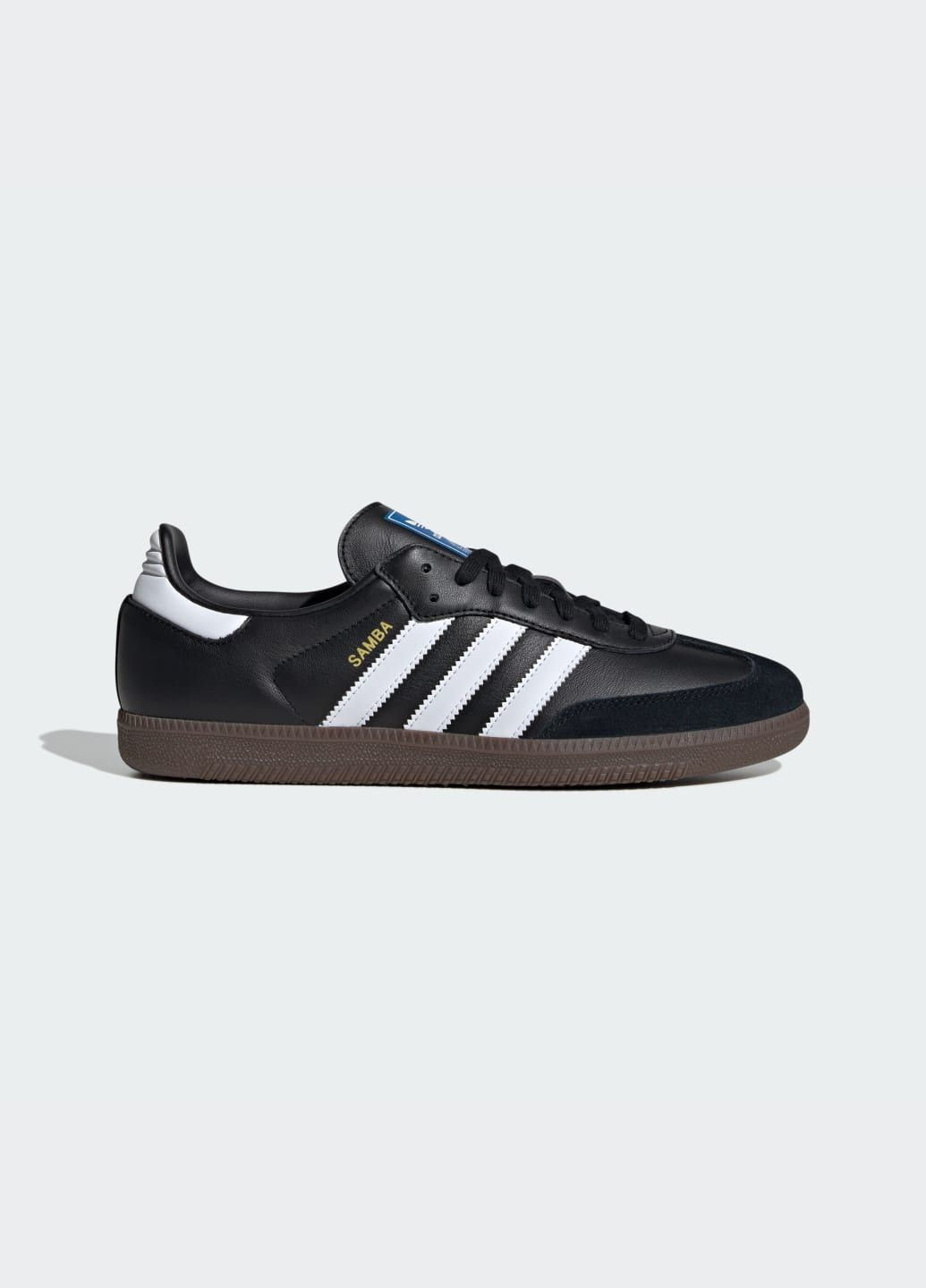 Кроссовки Samba OG adidas чёрные всесезоны (272644517)